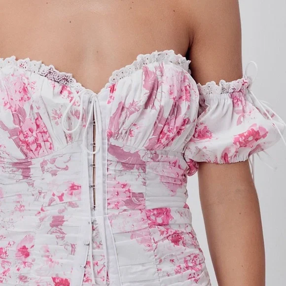 For Love and Lemons Mills Mini Dress, XS - Picture 2 of 13